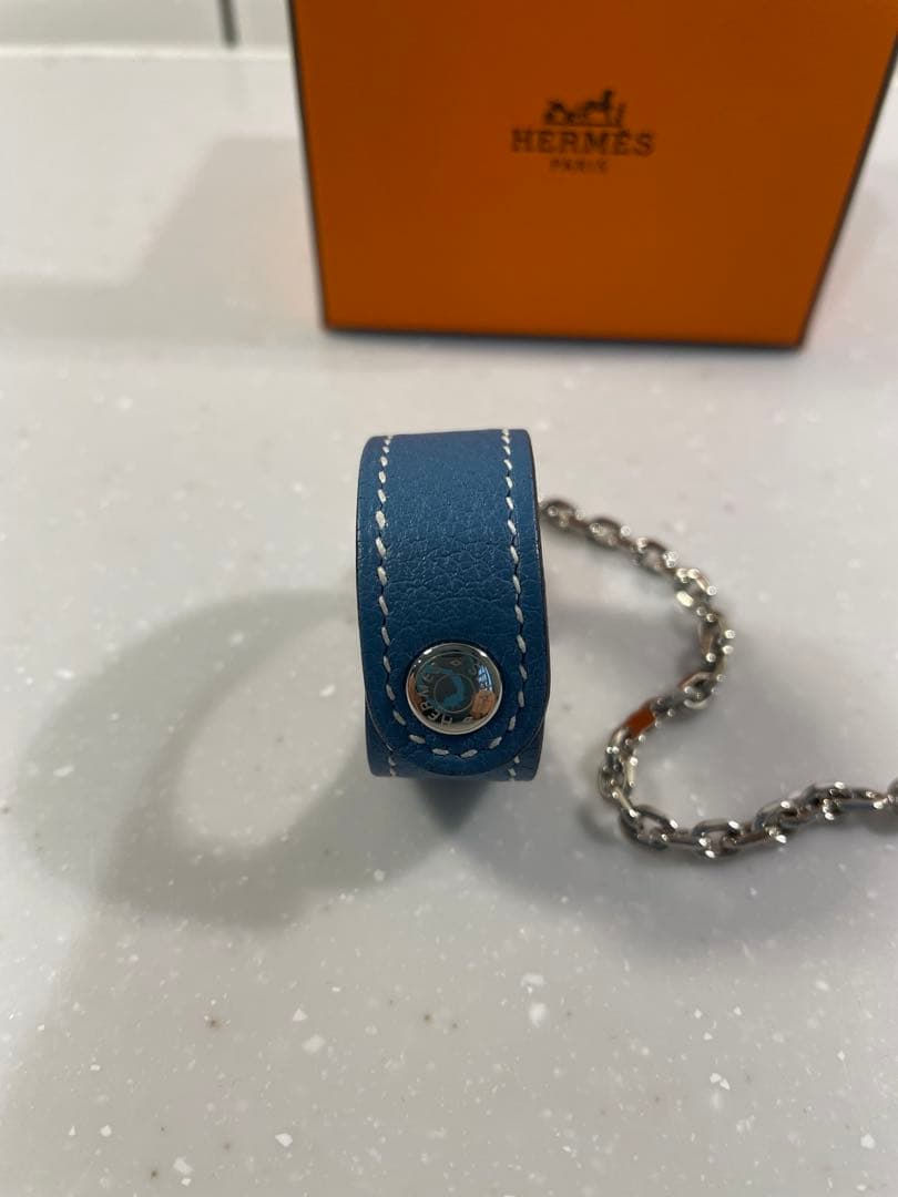 HERMES エルメス　グローブホルダー　ブルージーン