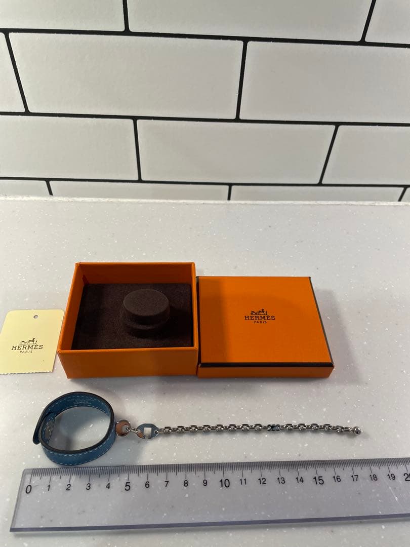 HERMES エルメス　グローブホルダー　ブルージーン