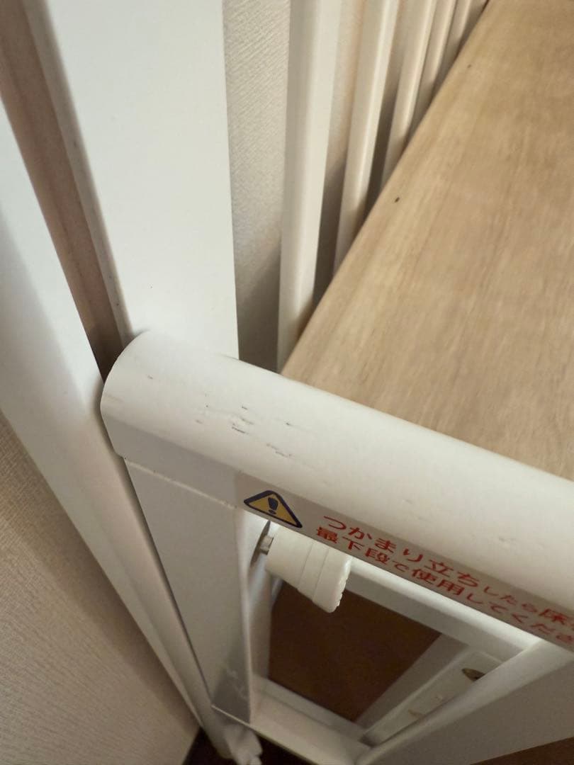 【美品】KATOJI ミニベビーベッド　ホワイト　木製　カトージ