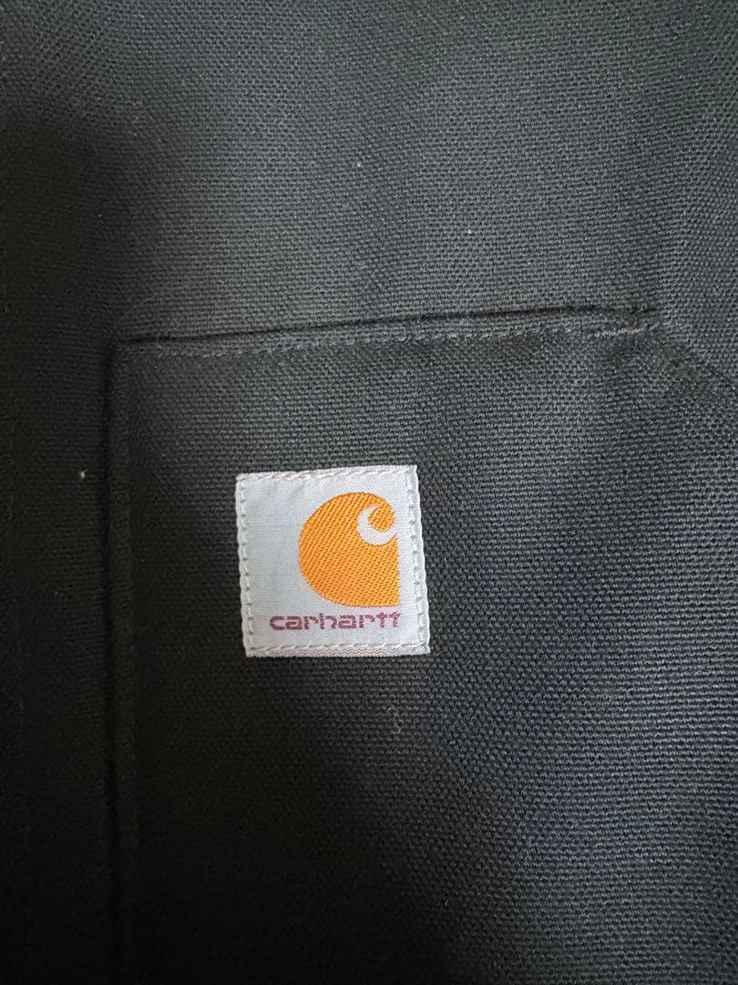 【極美品】US企画　Carhartt ブラック ダックベスト　L size