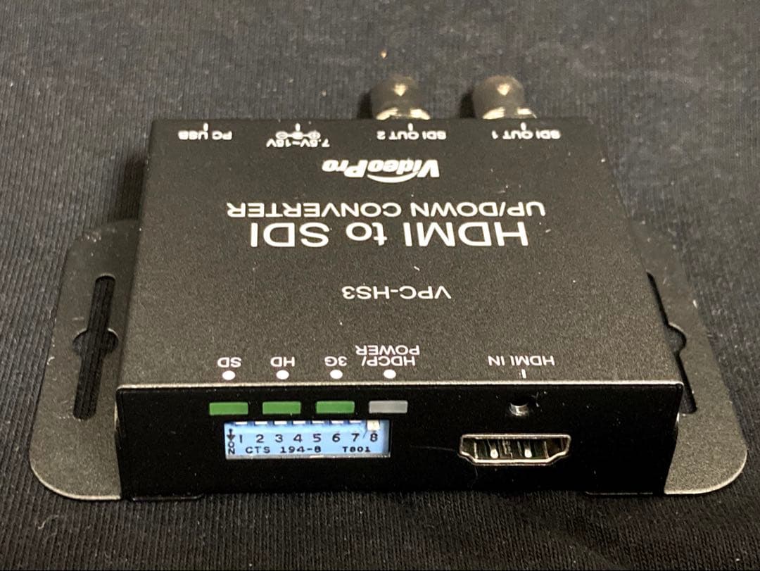 【段々値下】ＨＤＭＩ to ＳＤＩ信号変換器 １入力→２出力 新同、取説