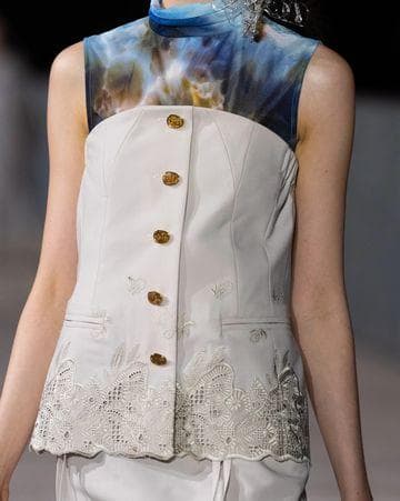 MURRAL Morpho embroidery bustier 刺繍 ビスチェ