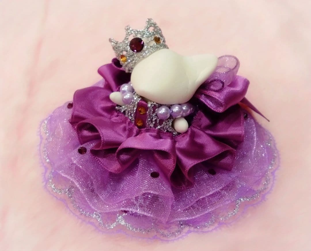 【さらママ】ドール　親子　ドレス　誕生石　トパーズ　アメジスト