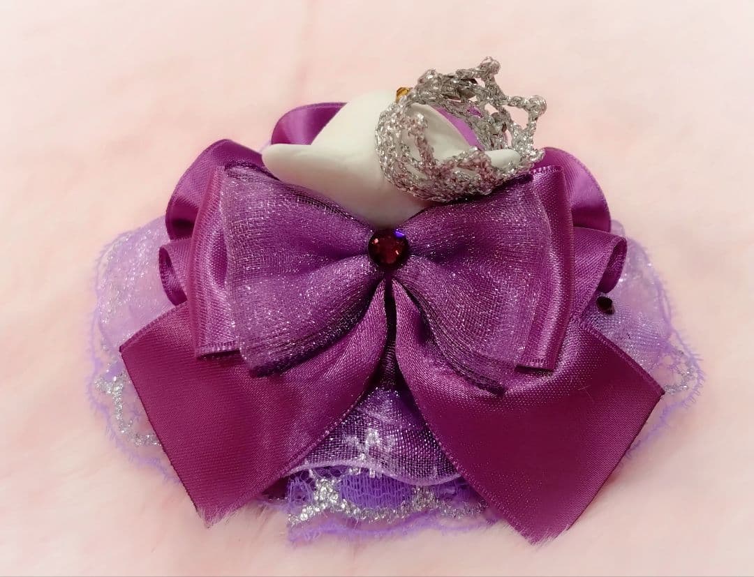 【さらママ】ドール　親子　ドレス　誕生石　トパーズ　アメジスト