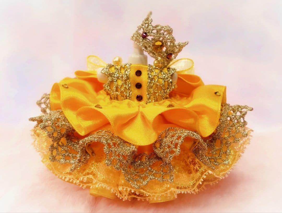 【さらママ】ドール　親子　ドレス　誕生石　トパーズ　アメジスト