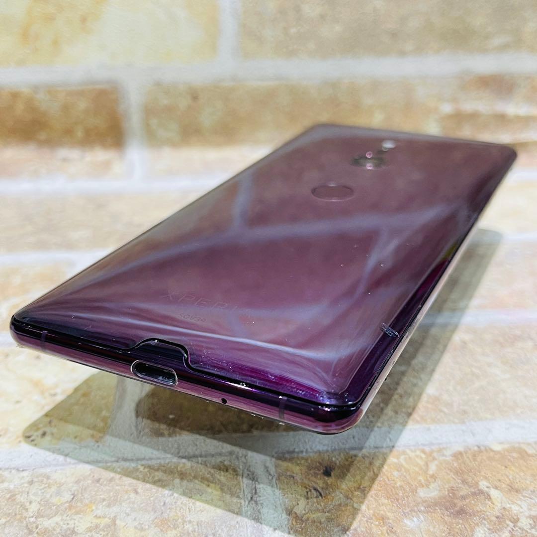 SIMフリー Xperia XZ3 64GB ボルドーレッド 電池良好