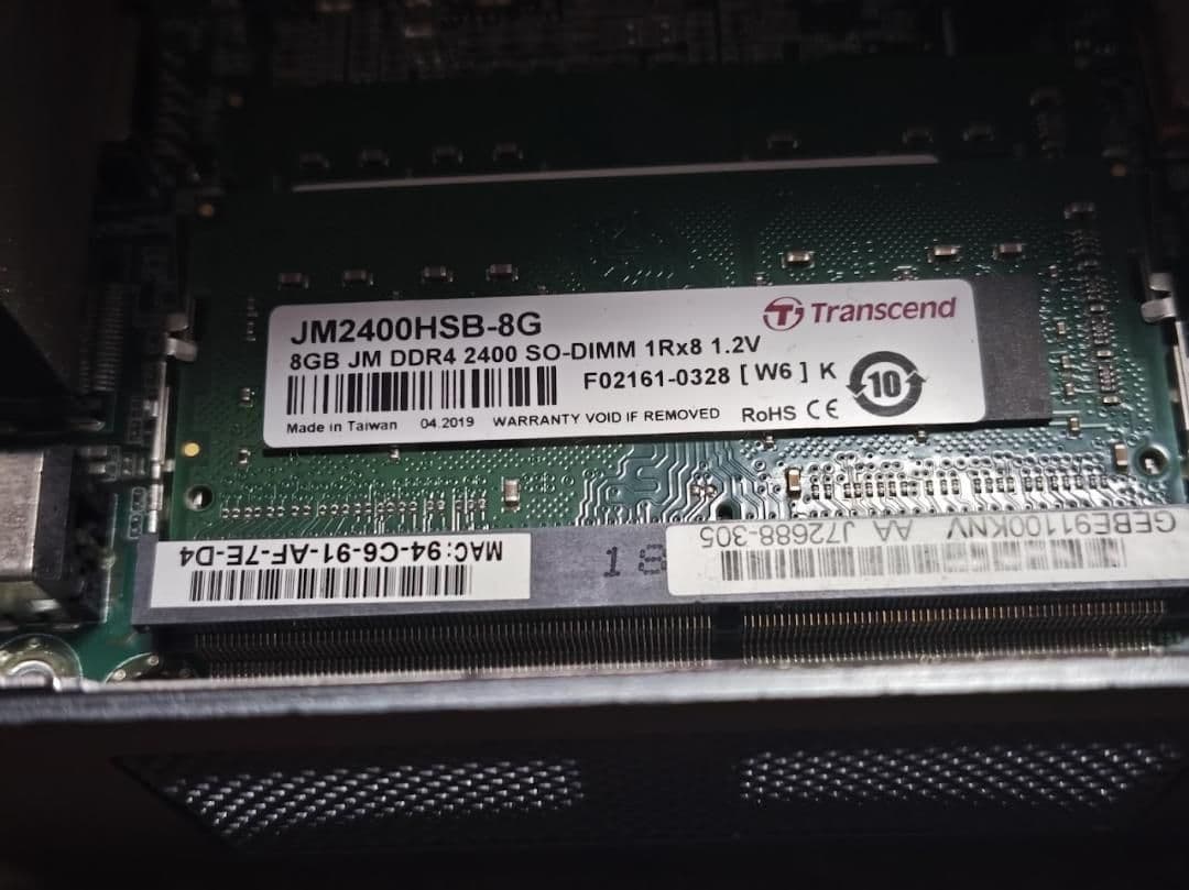 インテル Intel NUC BOXNUC8i7BEH コンパクトPC ミニPC