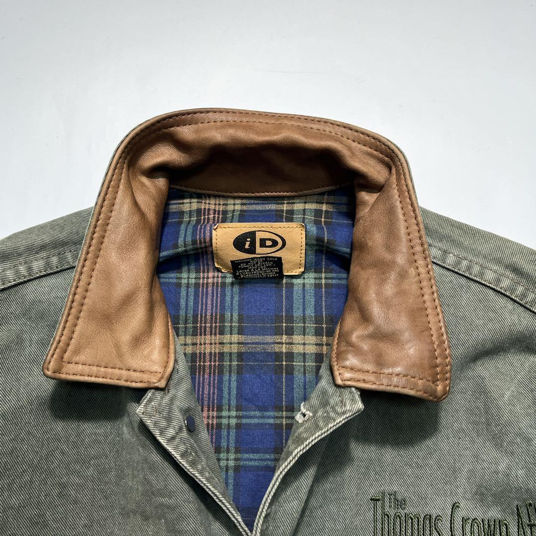 90s〜 カナダ製 ビンテージ カバーオール XL相当 モスグリーン ○7570