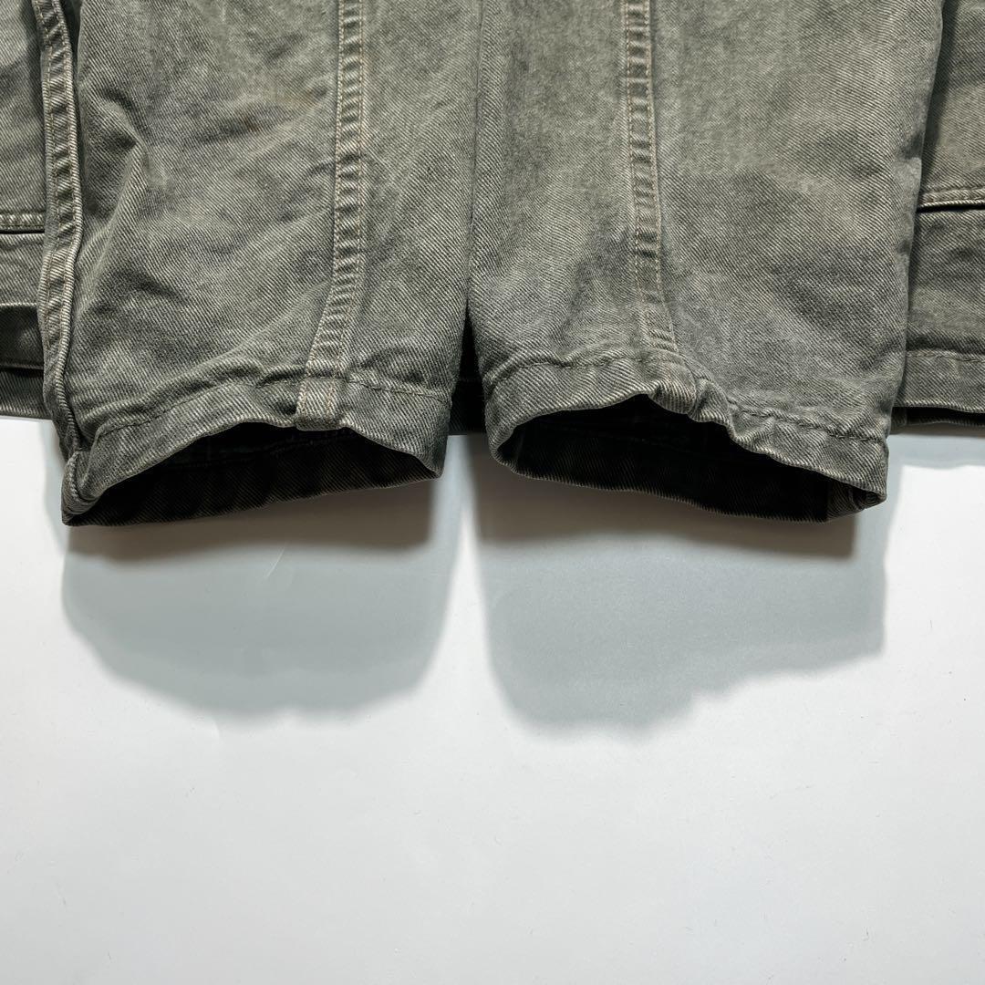 90s〜 カナダ製 ビンテージ カバーオール XL相当 モスグリーン ○7570