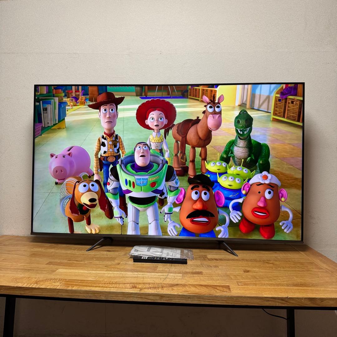 TCL 65インチ 4K 液晶テレビ 65C636 量子ドット 動画アプリ搭載