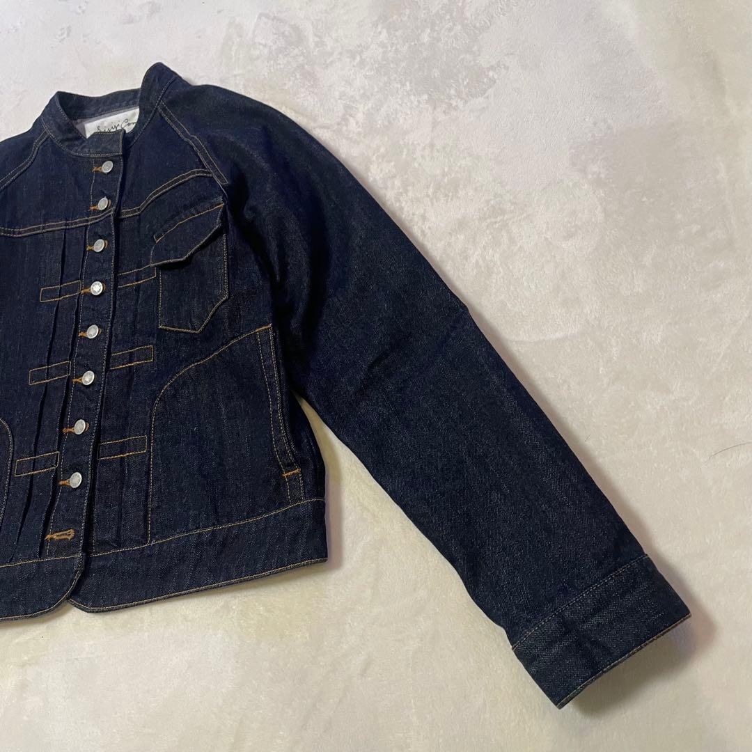 si-si-si＊スースースーコンフォート　スタンドカラーデニムジャケット　38