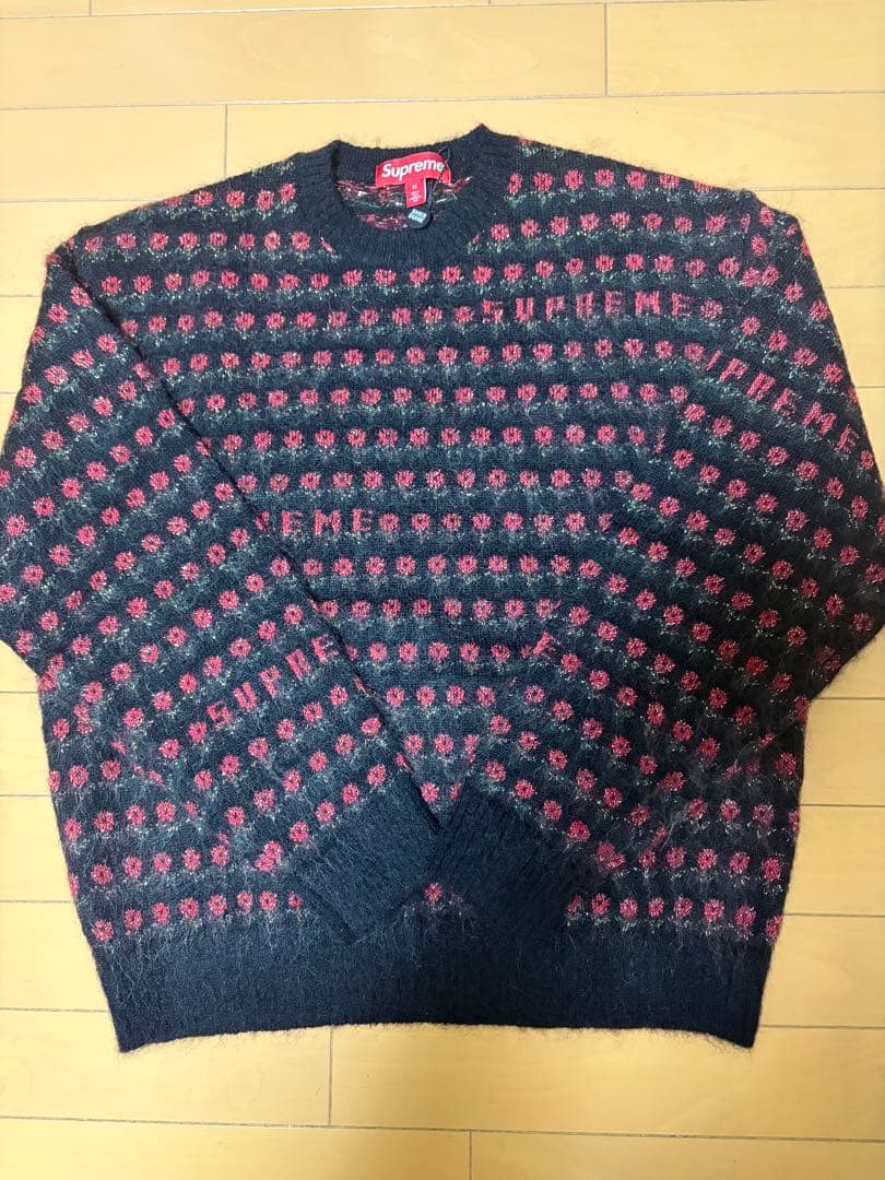 【新品】Supreme Flowers llic Sweater