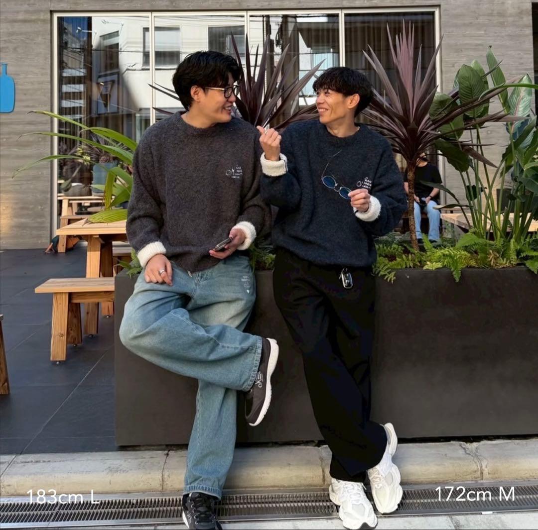 【完売品・新品】kaoyorinakami ネイビーMサイズ