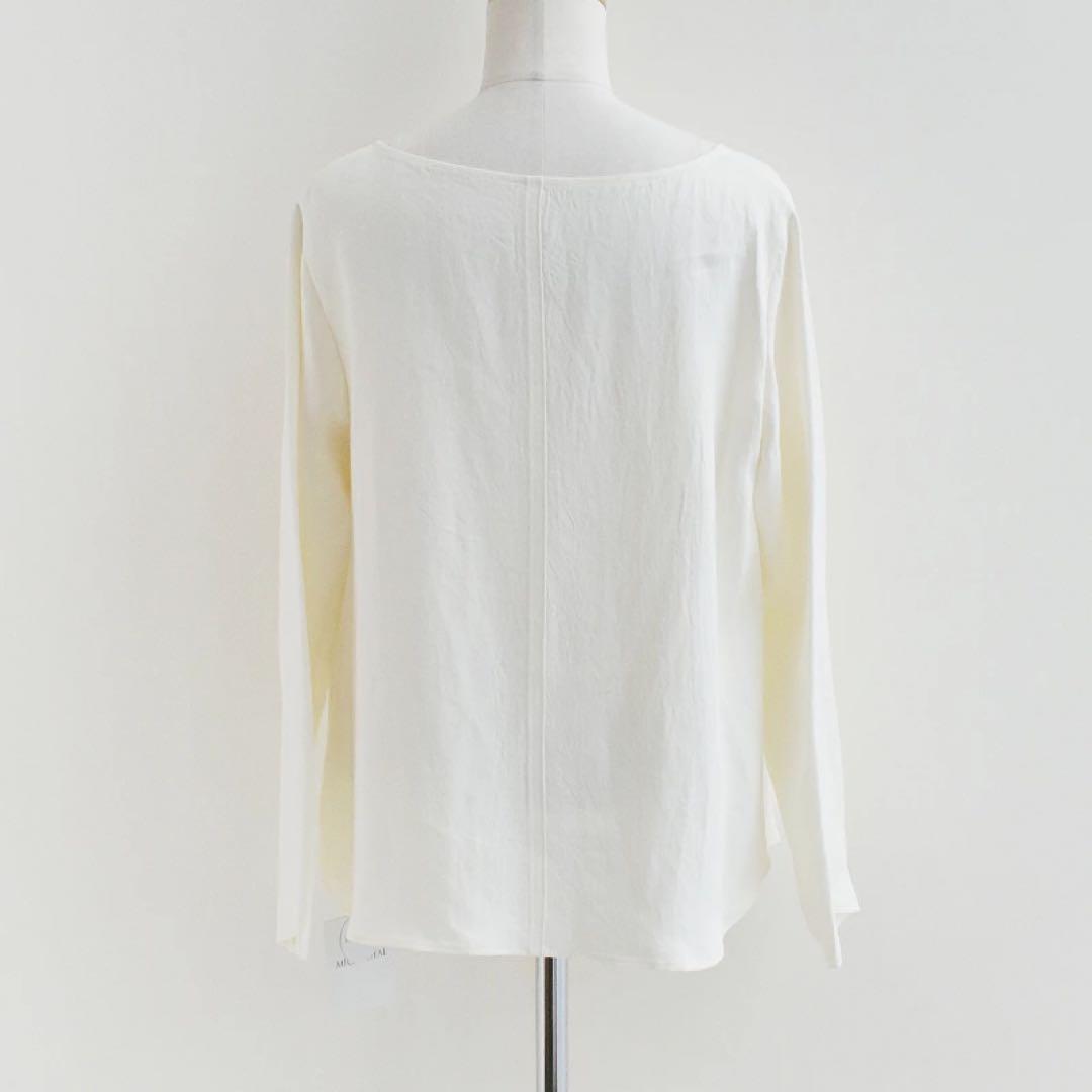 【mai】 MICA&DEAL サテンTブラウス 雑誌掲載人気完売品