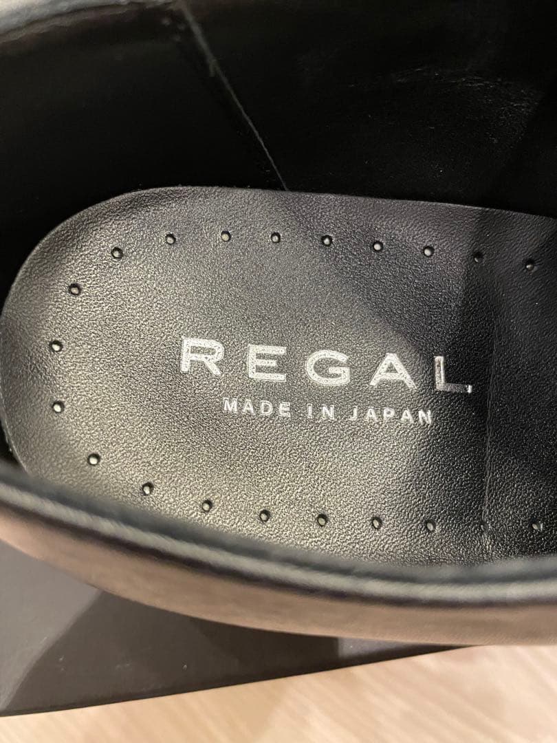 極美品　REGAL 11KR ビジネスシューズ 25.0㎝　3E 本革ブラック