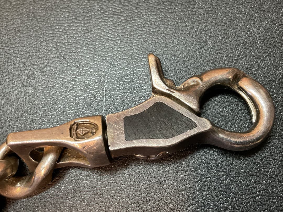 marcos マルコス シルバー × ウッド ウォレットチェーン