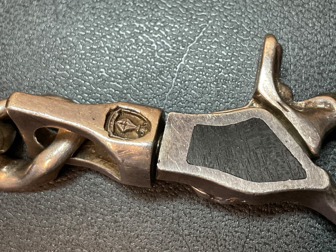 marcos マルコス シルバー × ウッド ウォレットチェーン