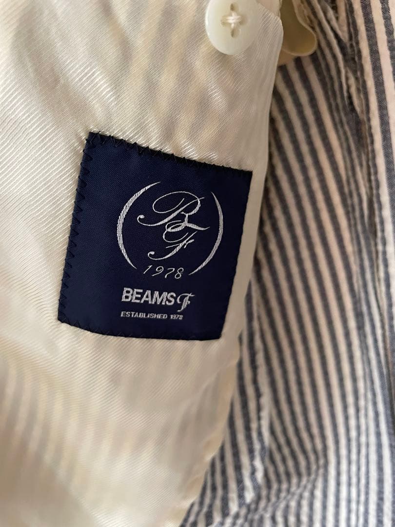 ビームスF シアサッカージャケット　48