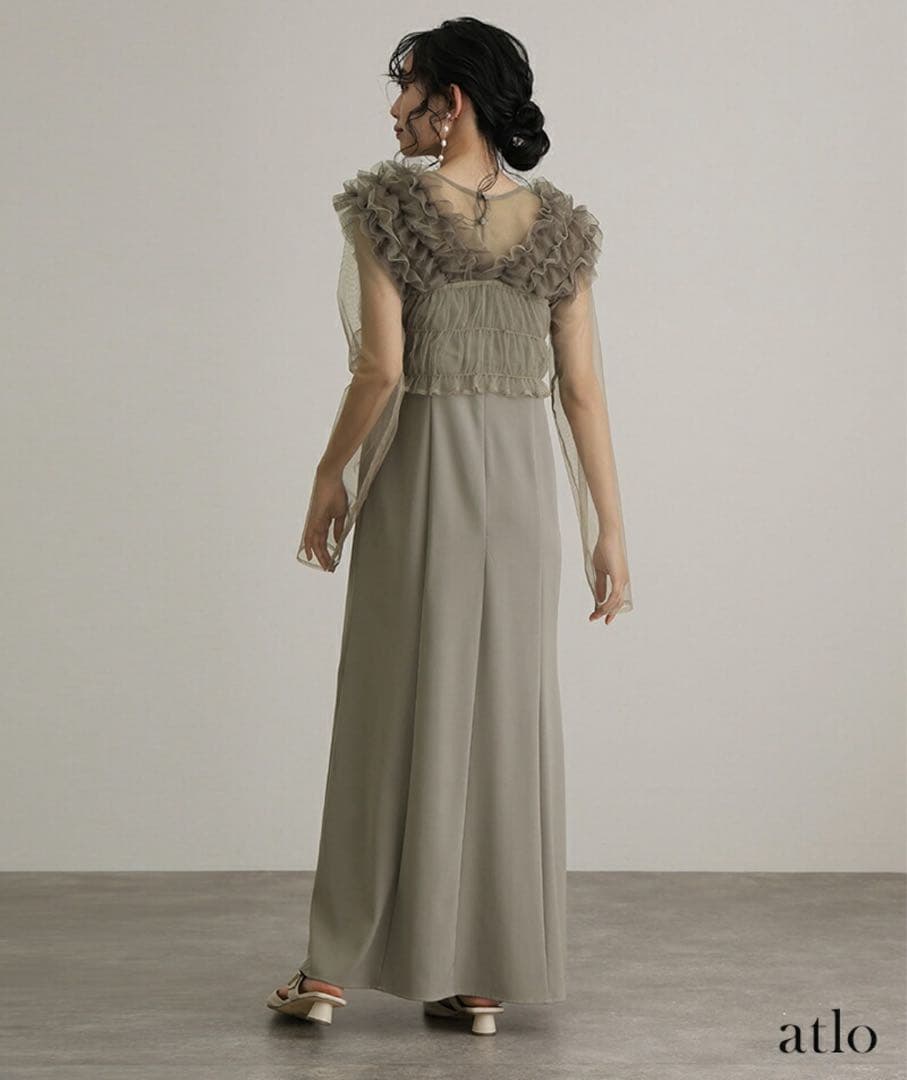 atlo by POUR VOUS フリルドレス Mサイズ