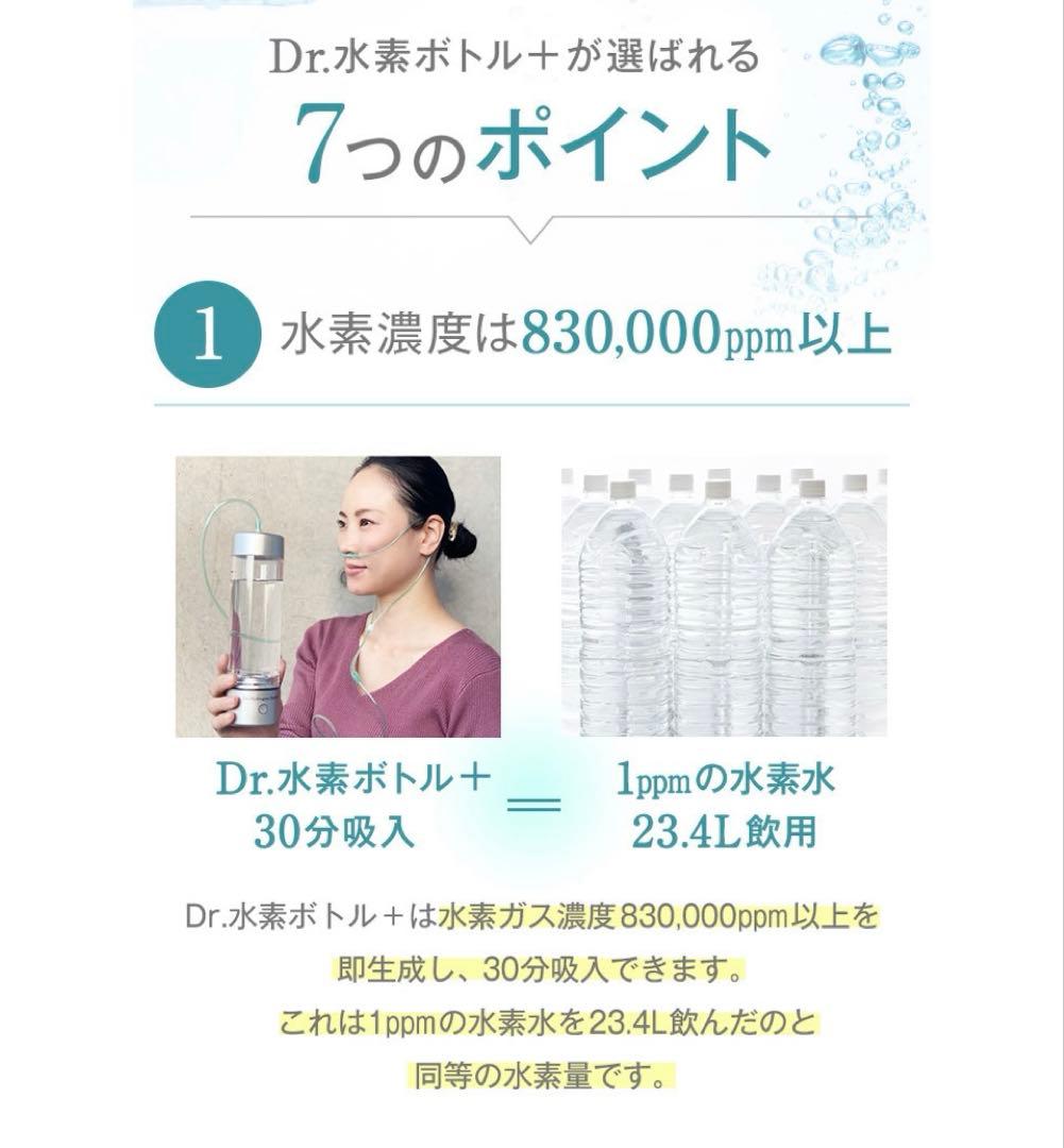 （未使用)Dr. Hydrogen Bottle + 水素水生成器 最新版