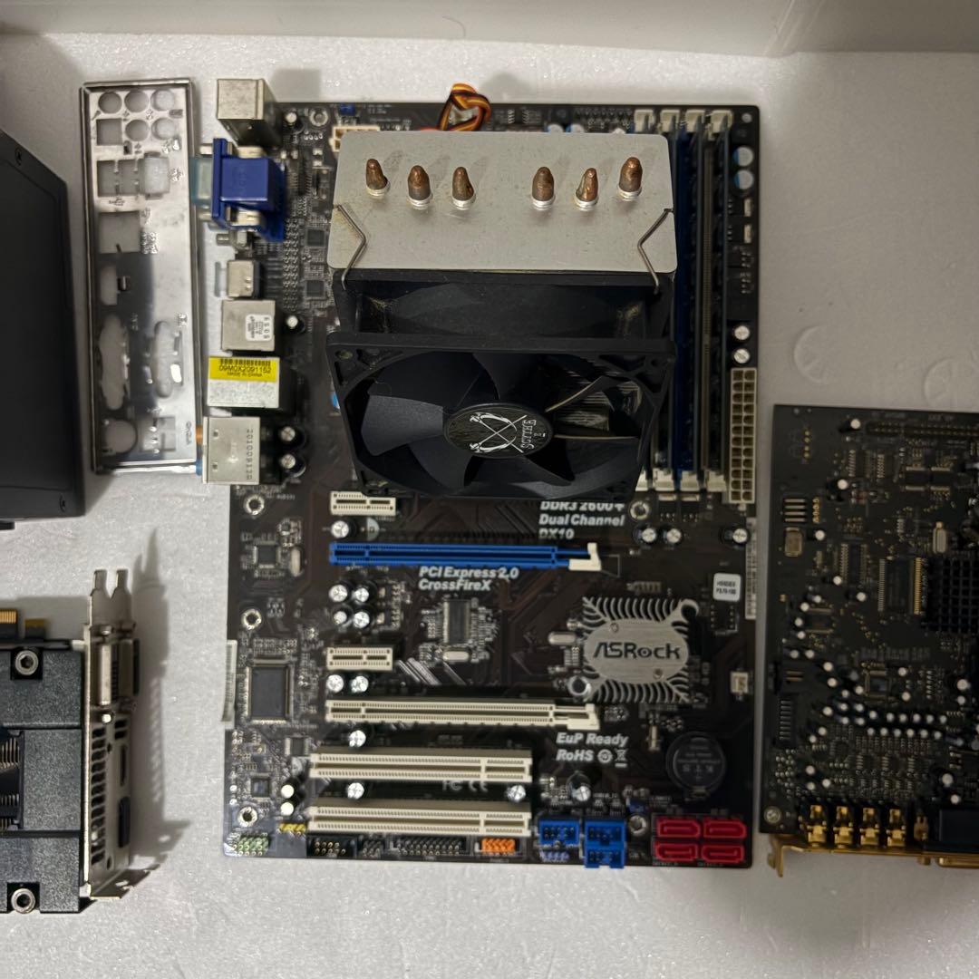 ASRock H55DE3, CPU, RAM16GB, GPU 4GB セット