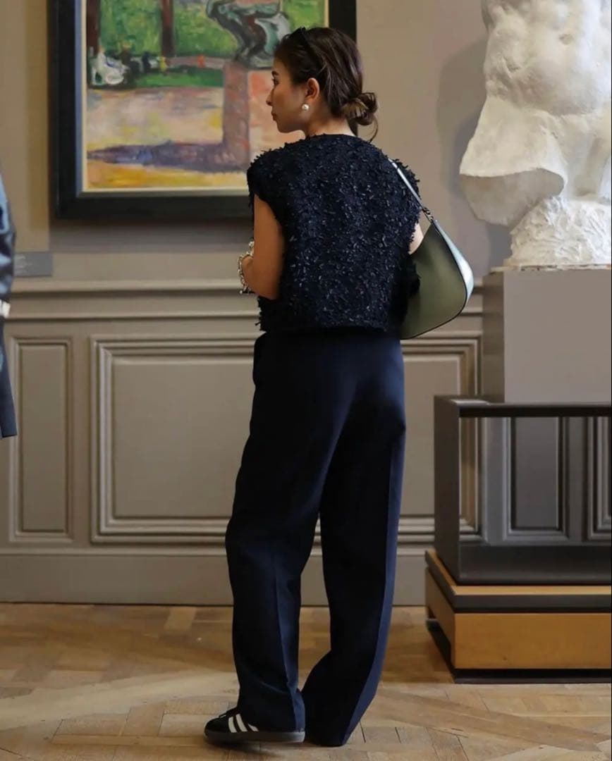 gypsohila ★ Sucre Gilet 【BlackNavy】