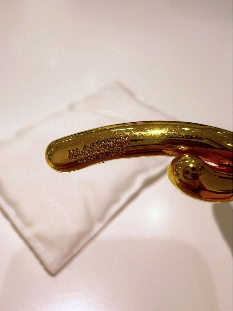 JIL SANDER ゴールドチェーンバングル