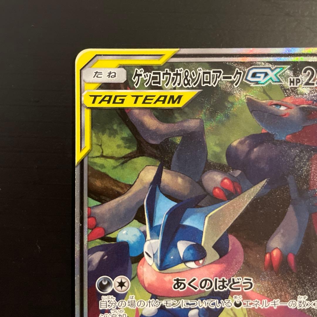 ゲッコウガ&ゾロアークGX SR SA／sm9a ナイトユニゾン