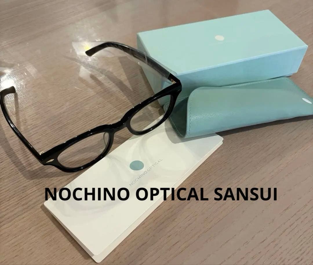 NOCHINO OPTICAL SANSUI 調光レンズ　ブラックフレーム
