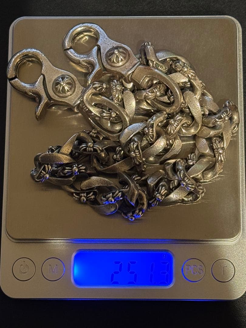 クロムハーツ FANCY LONG 2クリップ ロング　ウォレットチェーン