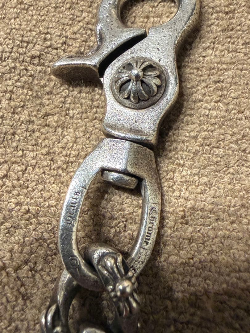 クロムハーツ FANCY LONG 2クリップ ロング　ウォレットチェーン