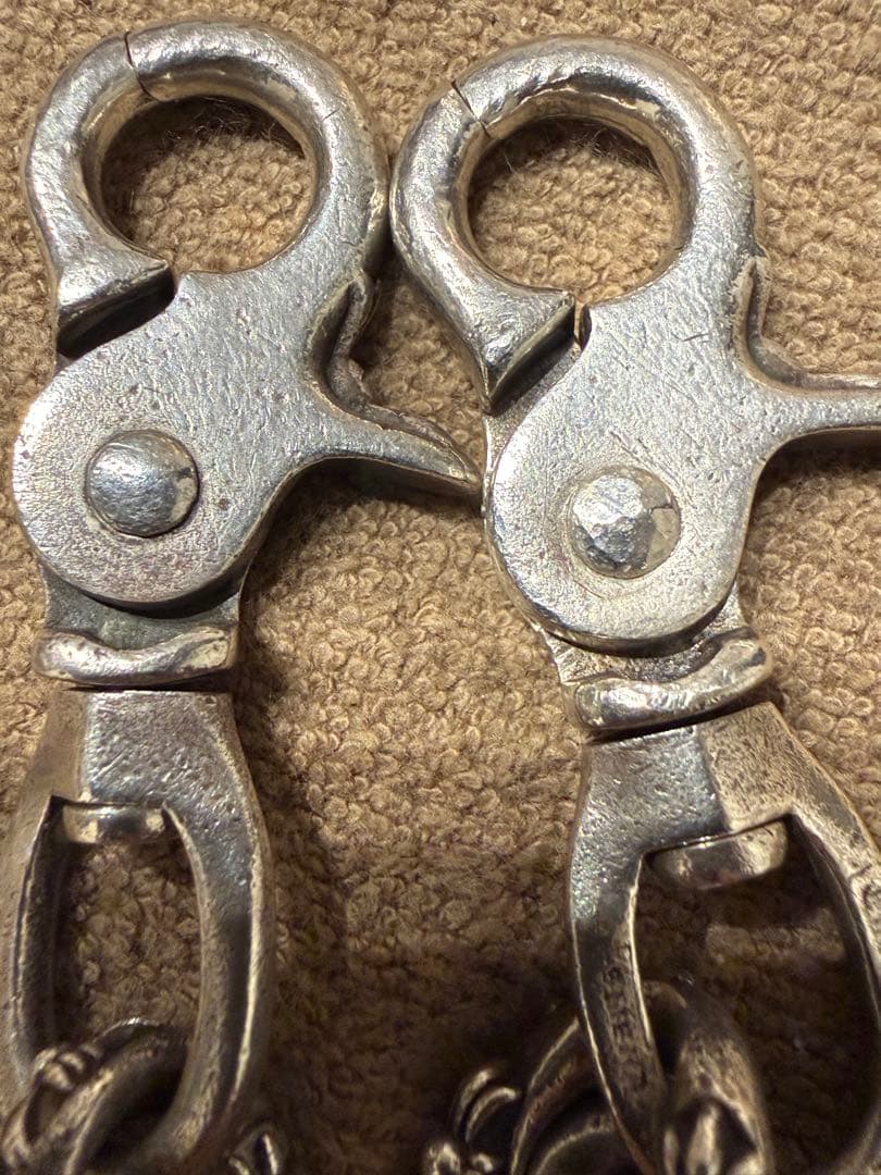 クロムハーツ FANCY LONG 2クリップ ロング　ウォレットチェーン