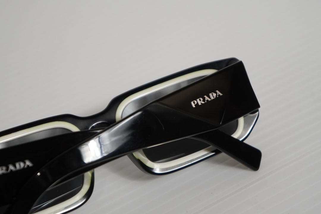 美品 正規 PRADA Symbole sunglasses 1027P▲