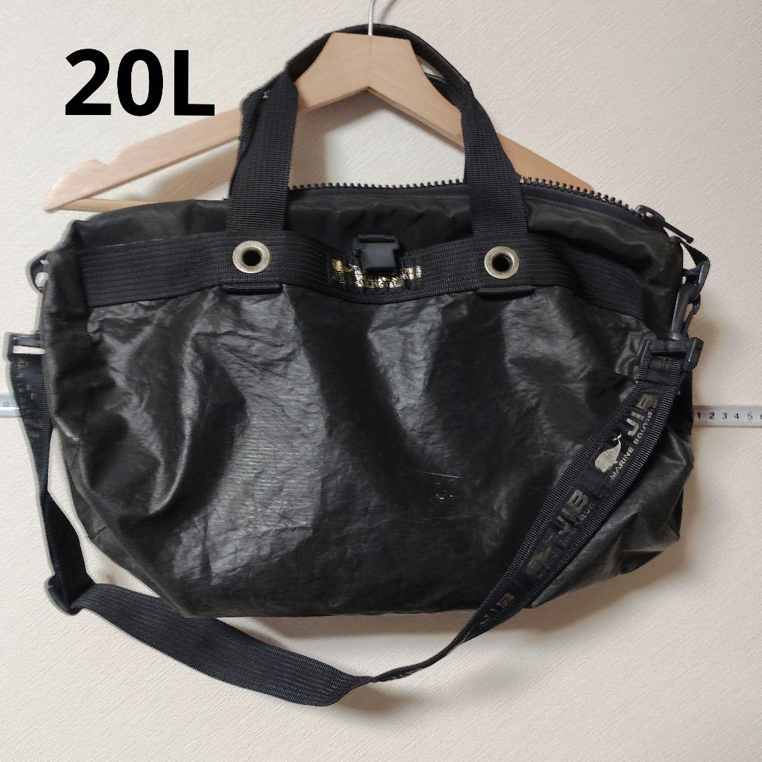 JIB 2WAYショルダー&ハンドル　円柱形　黒　シンプル　軽量 バッグ