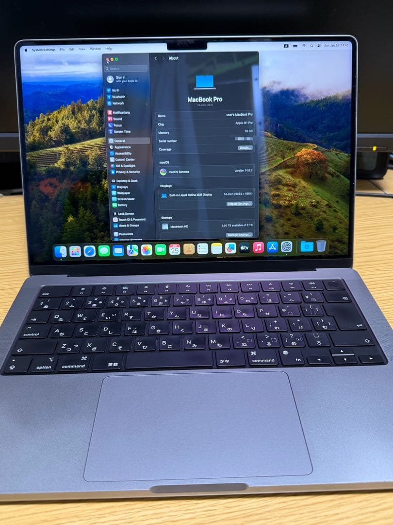 Apple MacBook Pro 14 (2021) 本体16GB 2TB