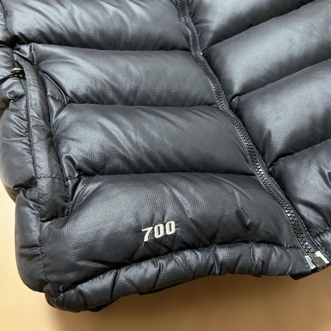 s*1様 ノースフェイス　マットブラックヌプシダウンベスト700フィル