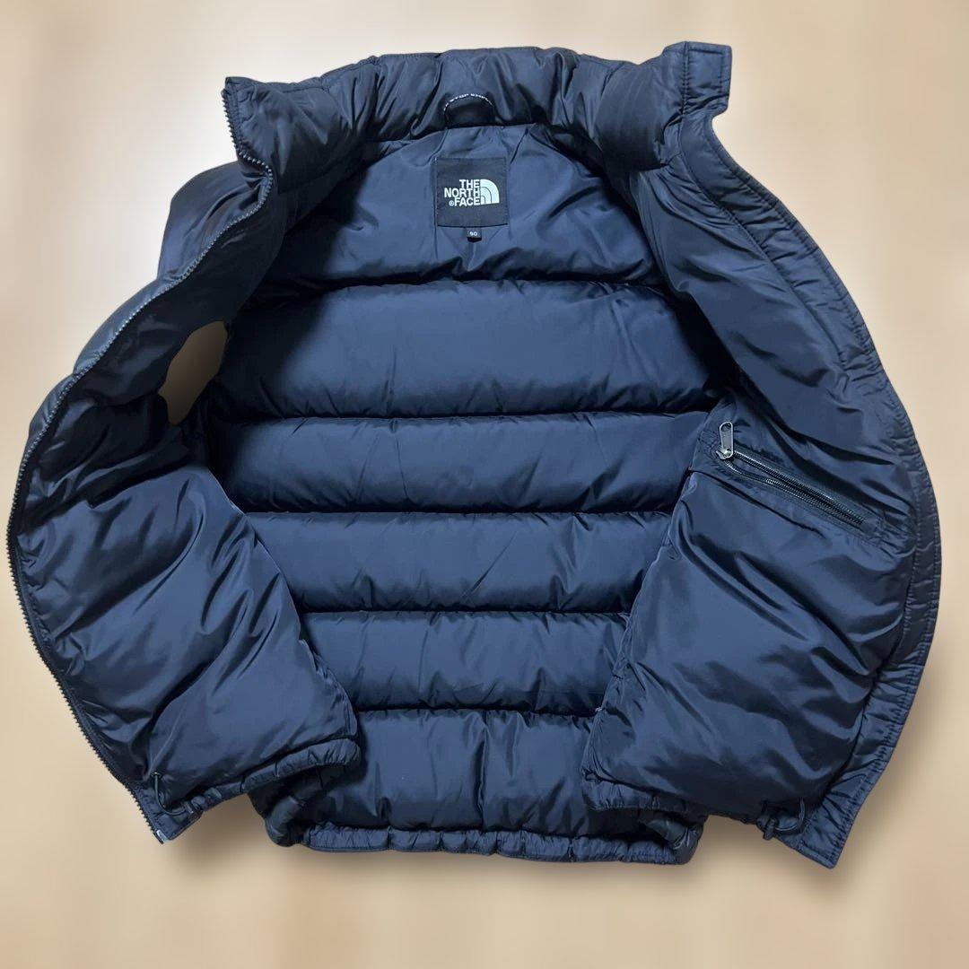 s*1様 ノースフェイス　マットブラックヌプシダウンベスト700フィル