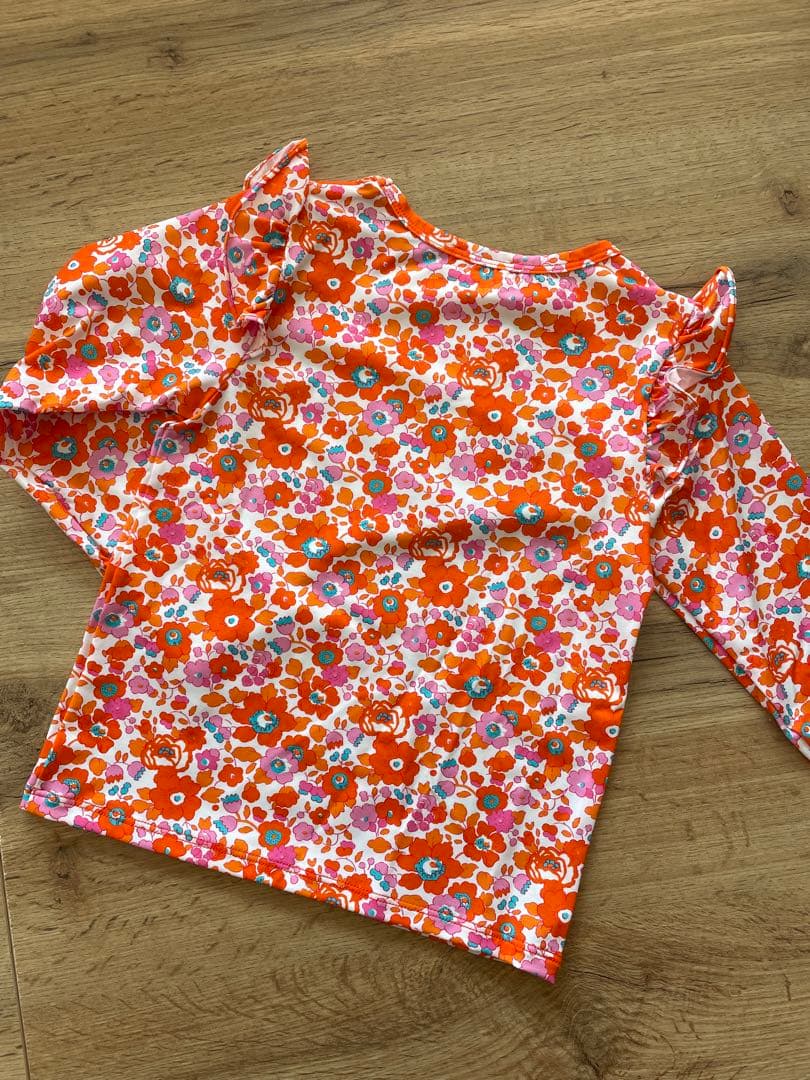 Jacadi 水着　ラッシュガード　日焼け予防　リバティ　110 120 6歳