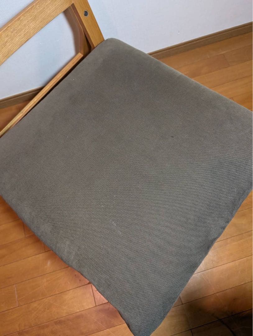 ■送料込■無印良品 リビングでもダイニングでもつかえるソファチェア オーク 椅子