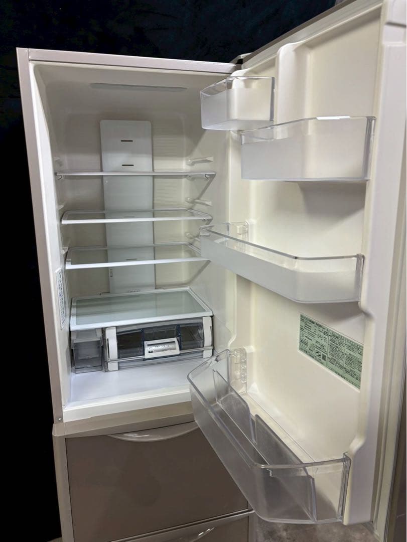 HITACHI 冷蔵庫 R-S32JV 2018年製 315L 3ドア 右開き