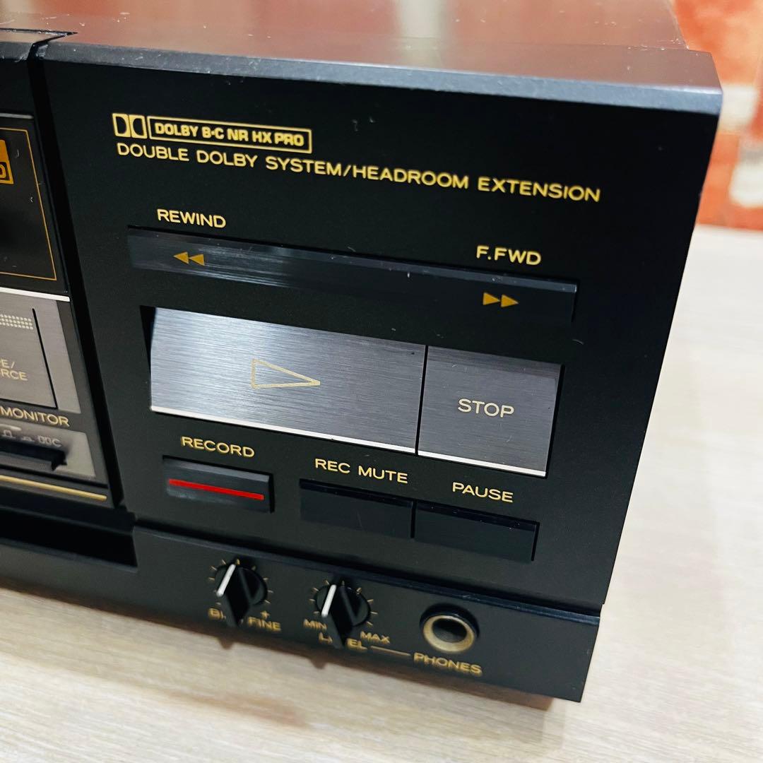 K3272【TEAK】カセットデッキ V-770（1986年発売）