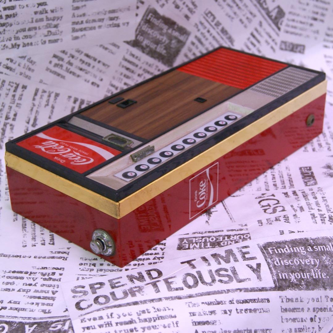 激レア 非売品コカコーラ自動販売機型ラジオ 動作品