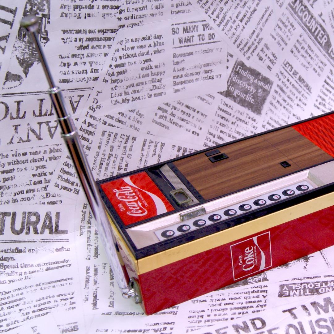 激レア 非売品コカコーラ自動販売機型ラジオ 動作品