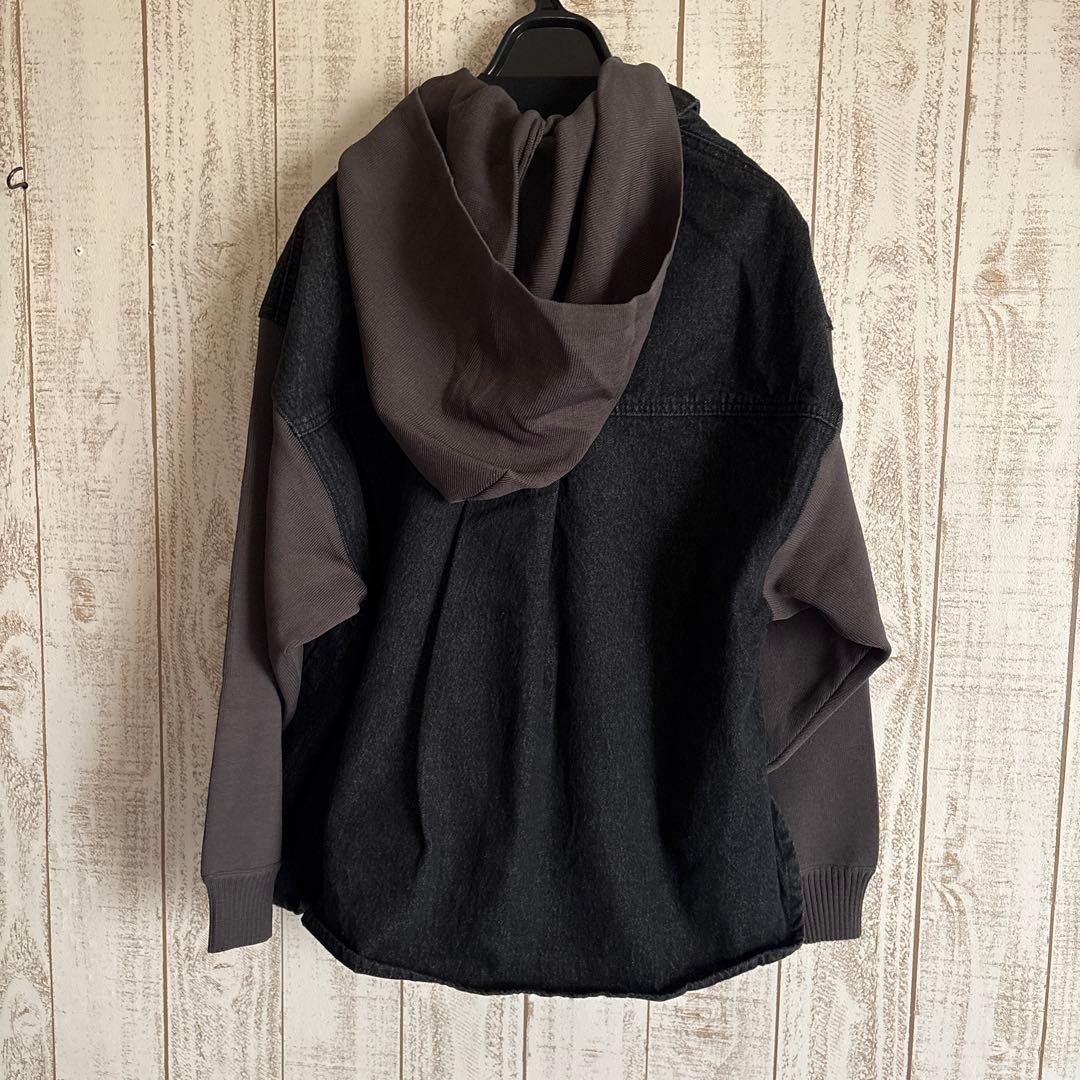 新品　vin 定価¥2万2000円　2way ニットドッキングデニムジャケット