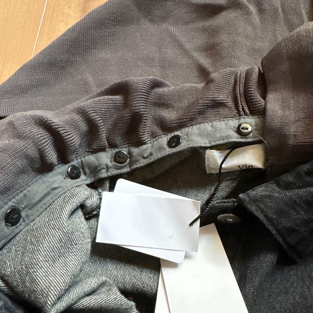 新品　vin 定価¥2万2000円　2way ニットドッキングデニムジャケット