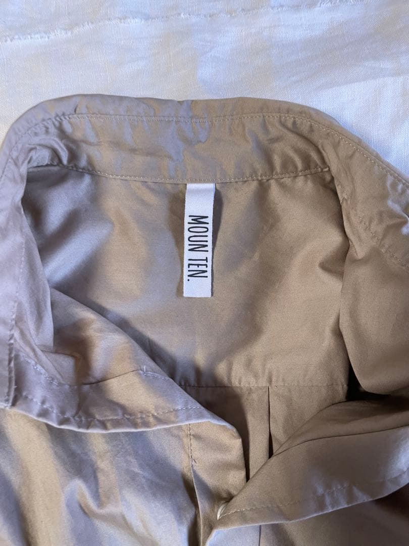 【卒入学式】MOUN TEN. ベージュシャツ　ブラックパンツ　セット売り140