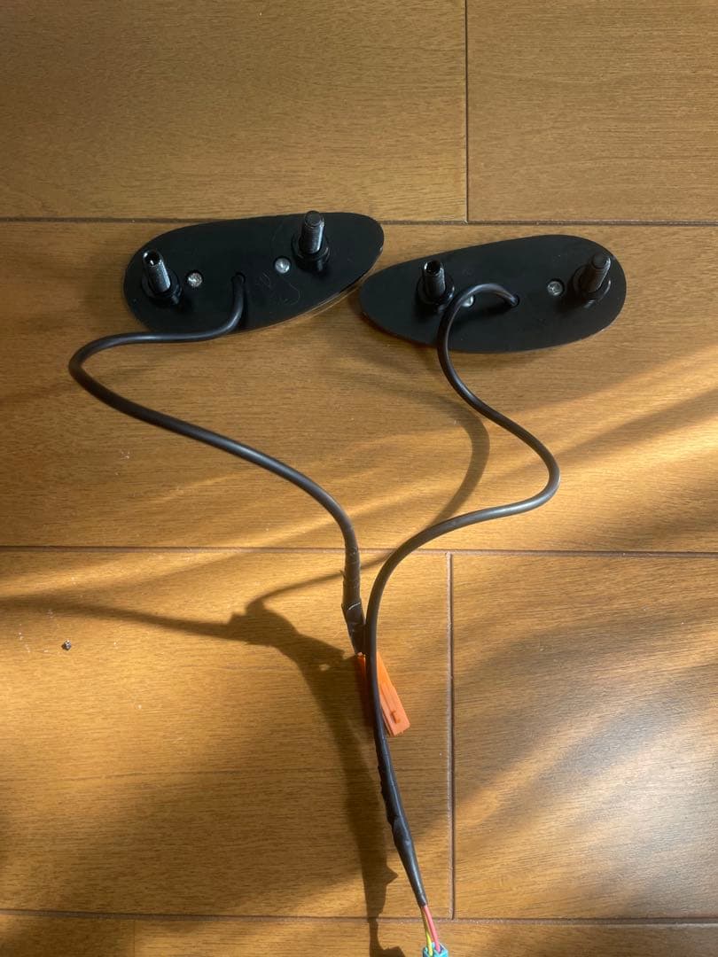 CBR1000RR(sc59)ミラーレスウィンカー 黒 楕円形 2本接続