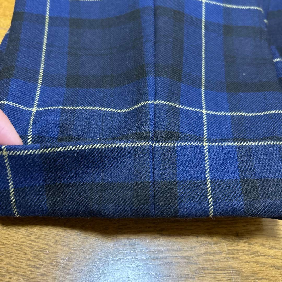 【レア】サンプル品ベルナールザンス チェック柄 スラックス　サイズ42