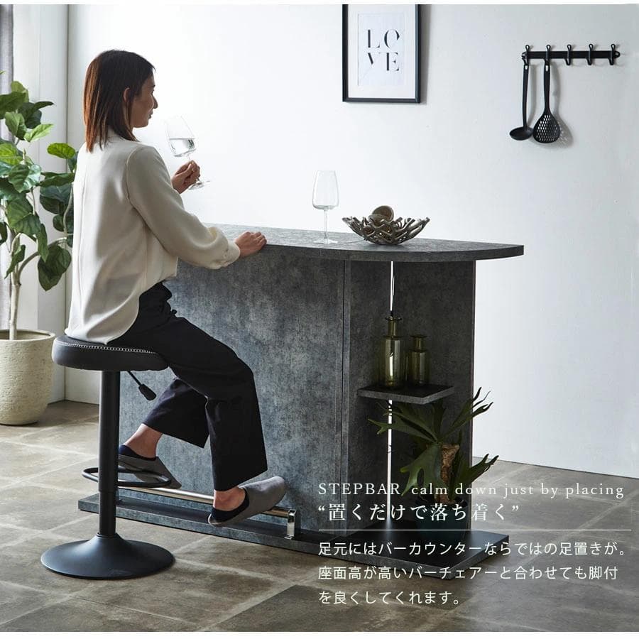 【直接引き取り限定特価】バーカウンターテーブル３点セットと椅子６脚