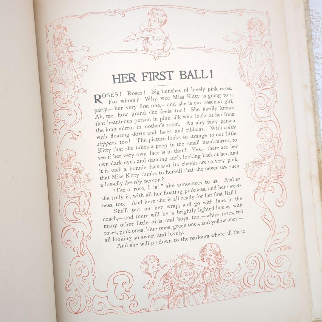 超稀少1898モードハンフリー絵本 洋書 児童書 ヴィクトリアン アンティーク